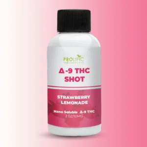 delta 9 thc shot strawberry lemonade